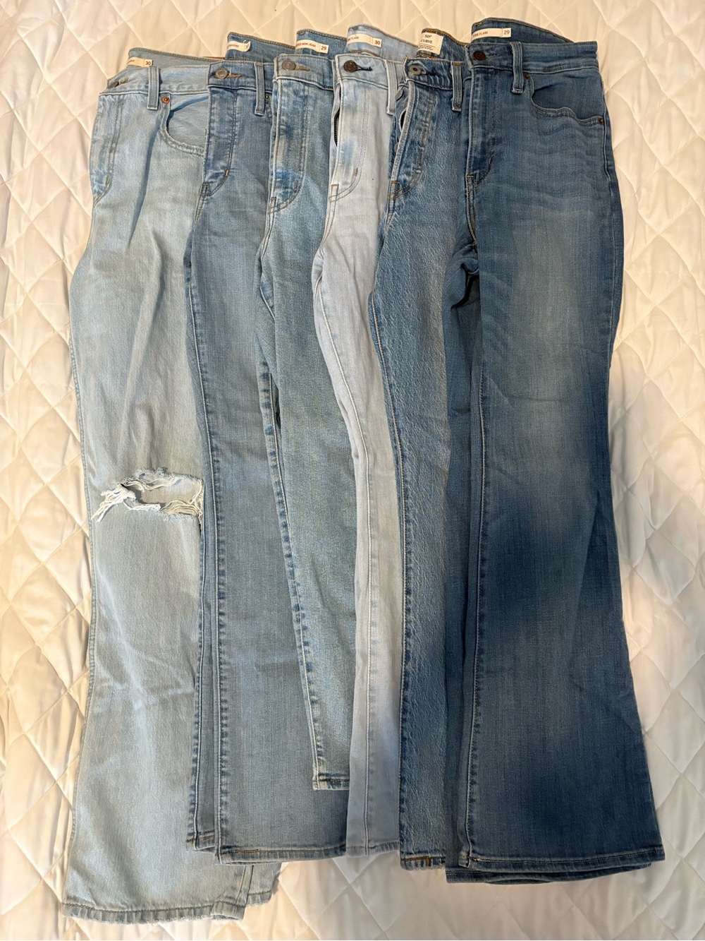 Levi's Light to Medium Blue Women's Jeans Set